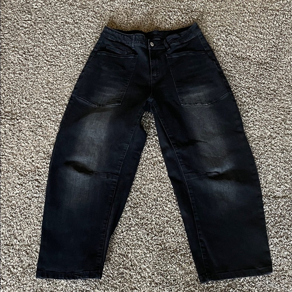Amazon Women's Black Flare Jeans